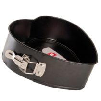 IBILI Heart springform Mould Moka 11x5 cm, rolled steel plate, Black, 11 x 11 x 5 cm