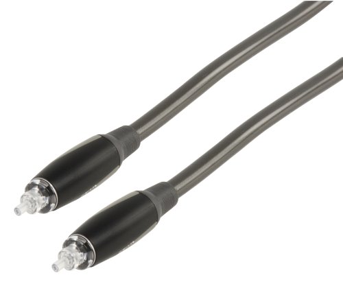 Bulk CABLE0630/3 Optical Cable with Round Connectors, black, 3 Meters - Image 2