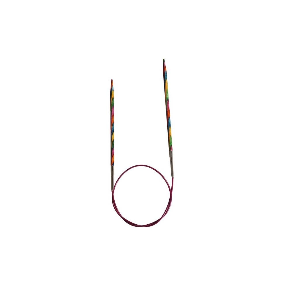 KnitPro Symfonie Fixed Circular Needles 60" (150cm), Multicolour, 2.50mm