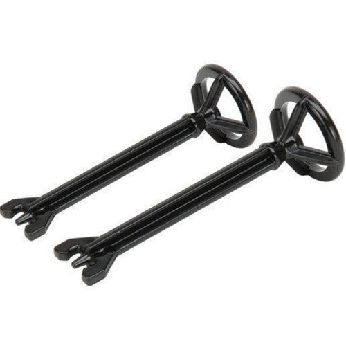 Bruder 45001 "Additional Steering Columns Spare Parts Accessory (2-Piece), black
