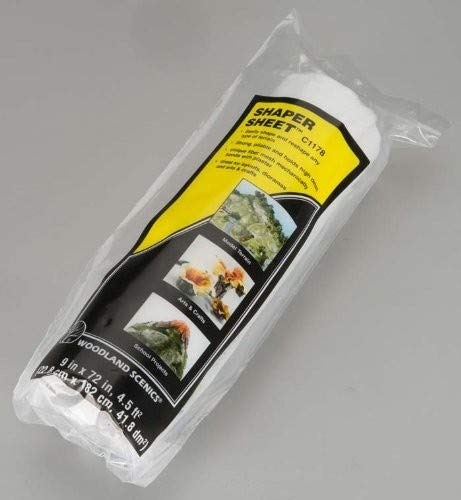 Woodland Scenics Shaper Sheet 9 x 72, 9x72 inches, Clear/Transparent, White, 22,9 x 183,9 cm - Image 3