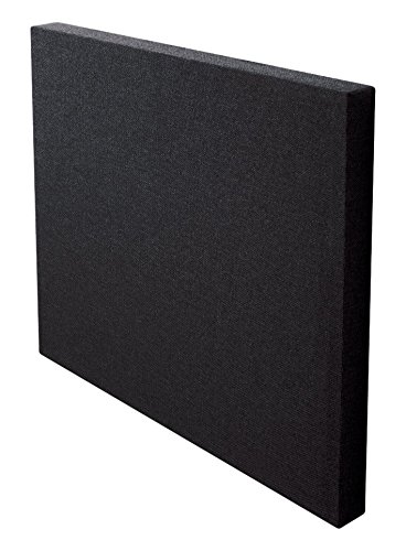 Rexel ActiVita 600 x 600 mm Wall Mounted Noise Reducing Panel - Black (Pack of 4), 60 x 60 cm