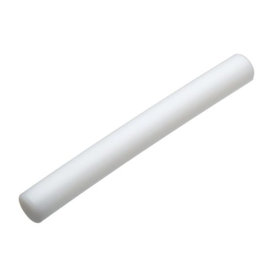 KitchenCraft Fondant Rolling Pin, Non Stick Plastic, Small (22.5 cm)