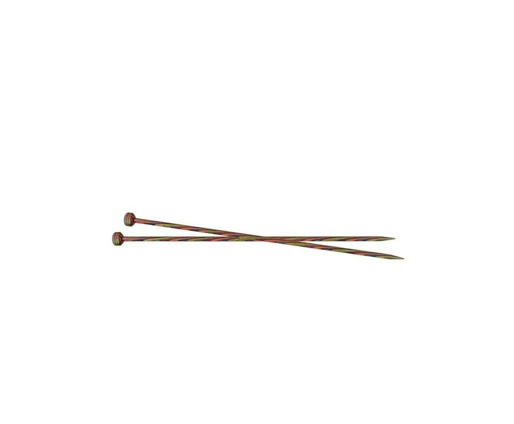 KnitPro Symfonie Single Pointed Needles 10" (25cm), Multicolour, 3.25mm