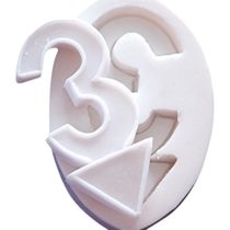 silikomart Silicone Mould Sugarflex Number 3, White