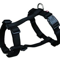 Trixie 20341 Premium H-Harness M-L 50-75 cm/25 mm Black