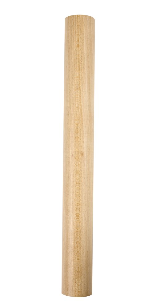 T&G 23 Professional Solid Rolling Pin in FSC Certified Beech, 45 x 5 cm, Beige