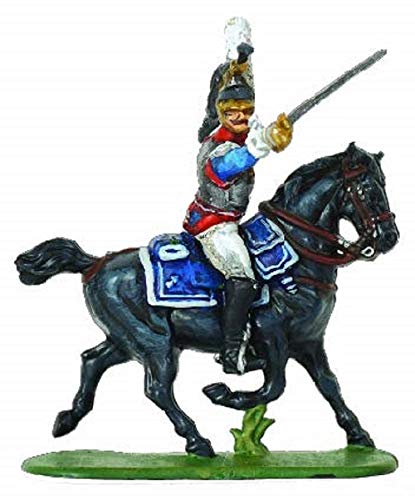 Zvezda ZV8037 1:72- Historical Figures Set French Cuirassier, Blue/White - Image 4