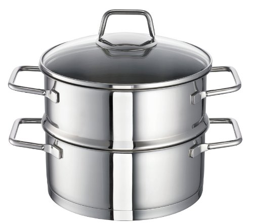 Schulte-Ufer Wega Stainless Steel Universal Steamer with Lid, 16 cm