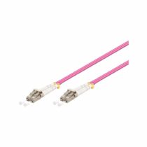 goobay 95940 Optical Fibre Cable, Multimode (OM4), Violett, 15 m Length