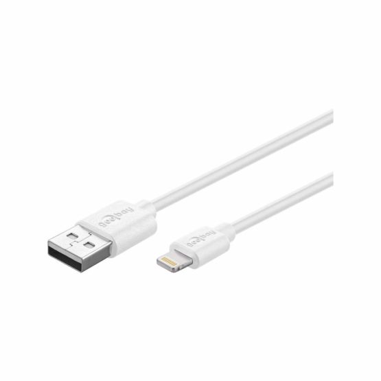 Goobay 43614 USB Charging and Sync Cable, White, 0.5m Cable Length - Image 4