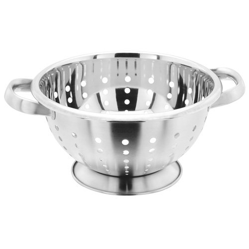 Judge Colander Satin Stainless Steel 24cm, Silver, Satin Twin Handle Colander 24cm