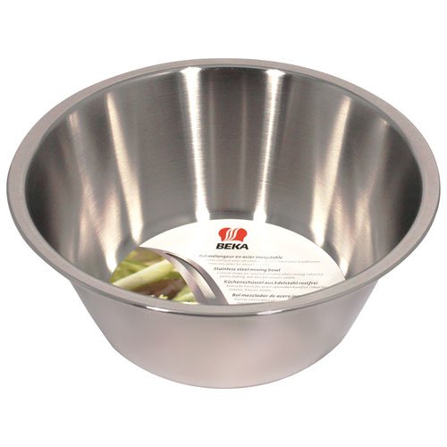 Beka Stainless Steel Mixing Bowl 20 cm, Silver, 1.6 Litre