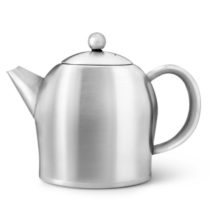 Bredemeijer 3306MS Teapot Santhee 1,0L, Satin Finish, Stainless Steel, Silver
