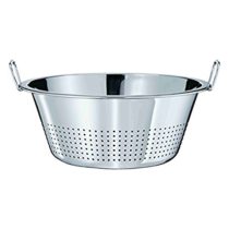 Rosle Colander with Beaded Edge, 40 cm,Stainless Steel, Silver Colours