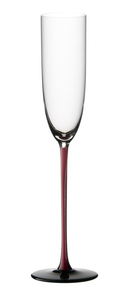 Riedel Sommeliers Black Series Champagne Glass, Red/Black, 4100/08R, 262 - Image 2
