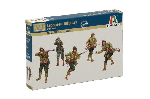 Italeri 1:72 - WWII Japanase Infantry, Brown, Small
