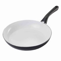 Karl Kruger Riga Aluminium Series Pan, 24 cm, Ceramic, Black/White