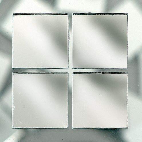 MosaixPro Mirrors Tiles 20 x 20 x 3 mm 200 g ~ 72 pcs, Silver