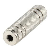 Adapter plug 3.5 mm stereo jack socket to 3.5 mm stereo socket