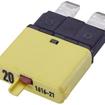 HELLA 8JS 174 320-041 Automatic Circuit Breaker - 20A - 32V - Yellow - Thermic