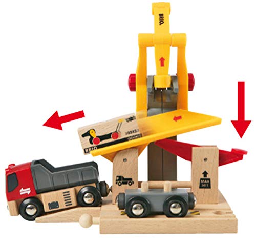 BRIO World Freight Goods Station for Kids Age 3 Years Up - Wooden Railway Train Accessories and Add Ons, Multicoloured, XL - Image 2