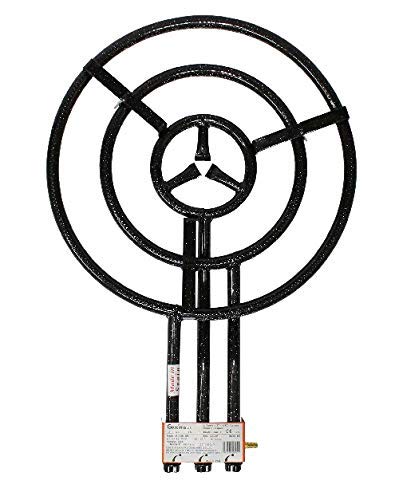 Garcima 5020092 600-mm-Paella-Gasbrenner, Black, 30 x 60 x 30 cm