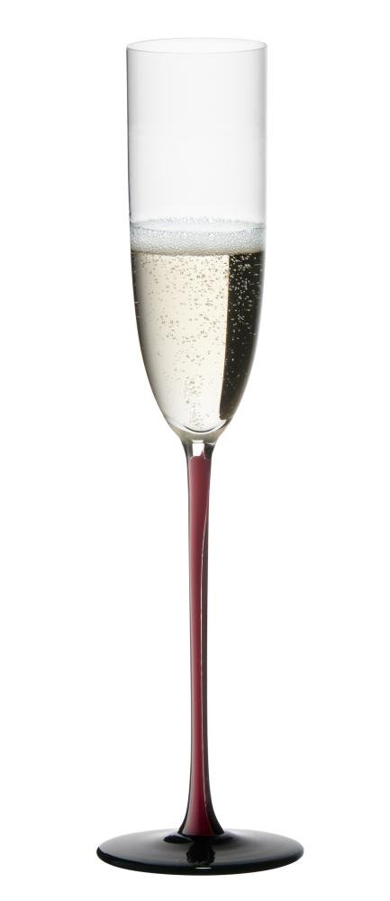 Riedel Sommeliers Black Series Champagne Glass, Red/Black, 4100/08R, 262