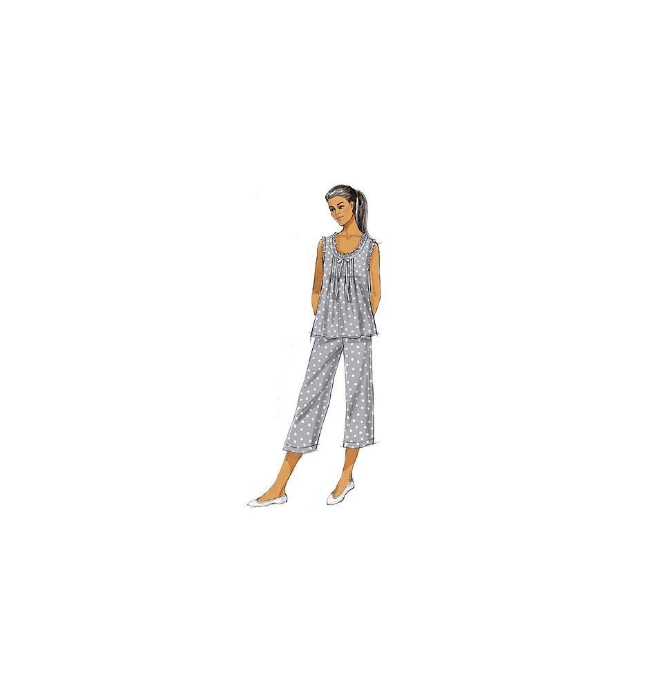 Butterick Patterns B5792 Size ZZ Large-Extra-Large-XXL Misses' Top, Gown and Pants, Pack of 1, White, ZZ (LRG-XLG-XXL) - Image 2