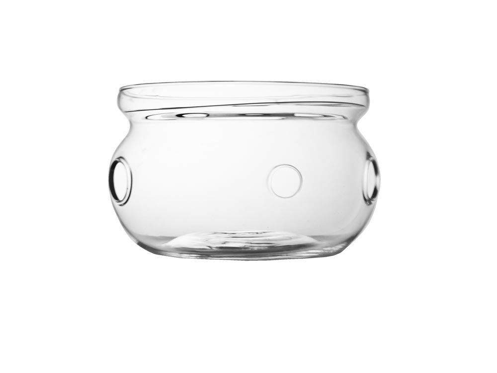 Bredemeijer Walled Borosilicaat Glass Tea Warmer Verona Single, Transparant, 148x148x82mm
