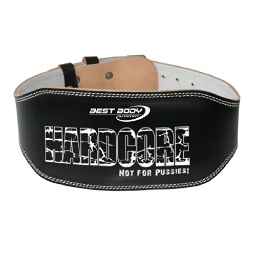 Best Body Nutrition Hard Core Weight Lifting Belt - Black, X-Large, XL