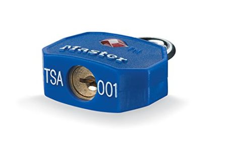 Master Lock 4681EURTBLR Pack of 2 Key Travel Padlocks TSA Certified, Blue or Red, 4 x 3 x 2,2 cm - Image 2