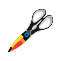 KIKKERLAND Toucan Kitchen Shear, Stainless-Steel, Multi-Colour