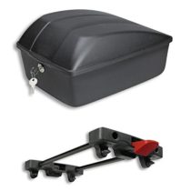 KlickFix Rixen&Kaul Bike Box for Bicycle Rack, 12 L, Black