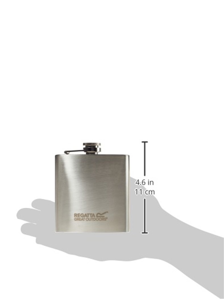 Regatta Hip Flask - Silver, 170 ml - Image 3