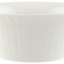 Villeroy & Boch Cellini Tureen with Filigree Relief Ornamentation, White Soup Cup with Handle Maofof Premium Porcelain, 12.5 cm