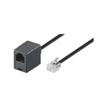 Goobay Modular Extension Cable RJ11 / RJ14 Male Jack (6P4C) to RJ11 Female Jack (6P4C)
