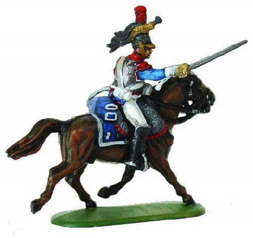 Zvezda ZV8037 1:72- Historical Figures Set French Cuirassier, Blue/White - Image 2