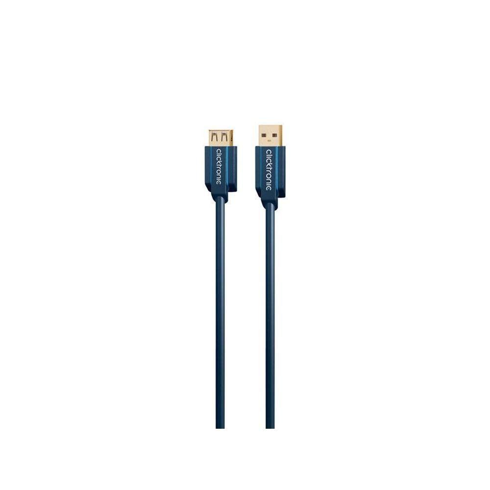 Clicktronic 70120 Casual USB 3.0 Extension, 3m Length, 3.00 m, Grau - Image 4