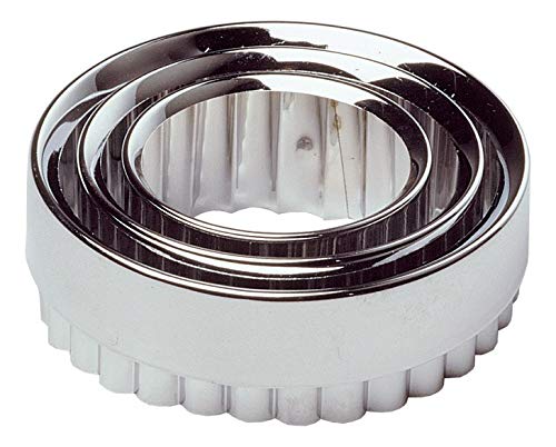 Chef Aid Pastry Cutters, Set Of 3, Cookie Biscuit Cutter, Scone, Mince Pie, Tarts, Mini Quiches, Dough, At Home Baking