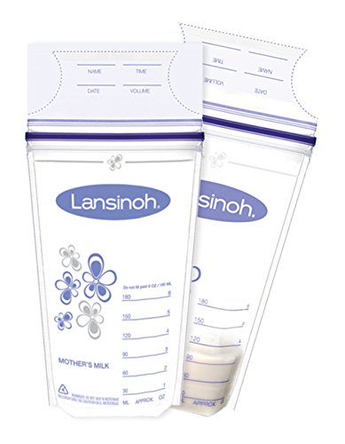 Lansinoh Breast Milk Storage Bags, Pre-Sterilised, Leakproof & BPA/BPS-Free, Fridge & Freezer Breastmilk Pouches - Image 2