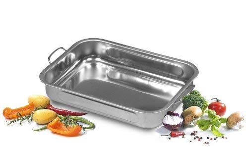 Karl Kruger Square Pan, 35 x 26.5, Stainless Steel, Silver - Image 3