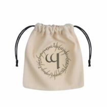 Q WORKSHOP Elvish beige & black Dice Bag
