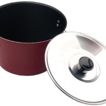IBILI Charlotte Mould W/Lid Venus 18 cm, Steel, Black/Red/Transparent