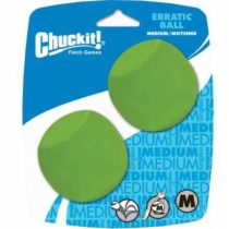Chuckit Erratic Ball Dog Toy, 6.5 cm, Medium, 2-Piece