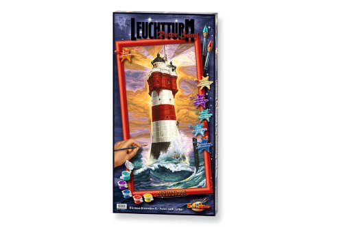 Schipper 609220399 "Lighthouse Roter" Sand Paint By Numbers Board, Multicolor, 41 cm x 81.2 cm - Image 4