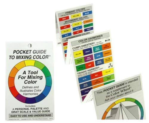 Color Wheel 1-Piece Pocket Guide to Mixing Colour, Multicolor, 1 Pack - Image 3