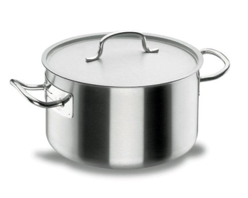Lacor Deep Stainless Steel Casserole, 43.7 Litre