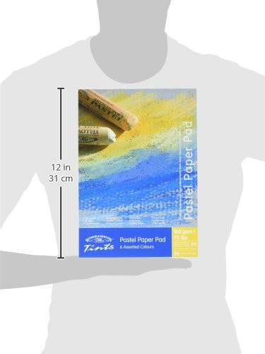Winsor & Newton Tints A4 Pad - 6 Assorted Colours 24 Sheets, Coloured - Image 2