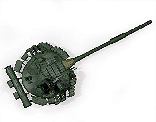 GSI Creos Zvezda 500783592-1:35 Model Building Russian Battle Tank T-80BV, Green, Small - Image 2